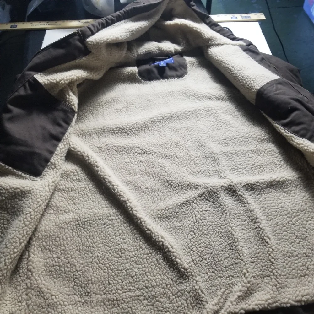 NWT CHEROKEE MEN'S BROWN COAT SIZE XL- SEE FULL DESCRIPTION